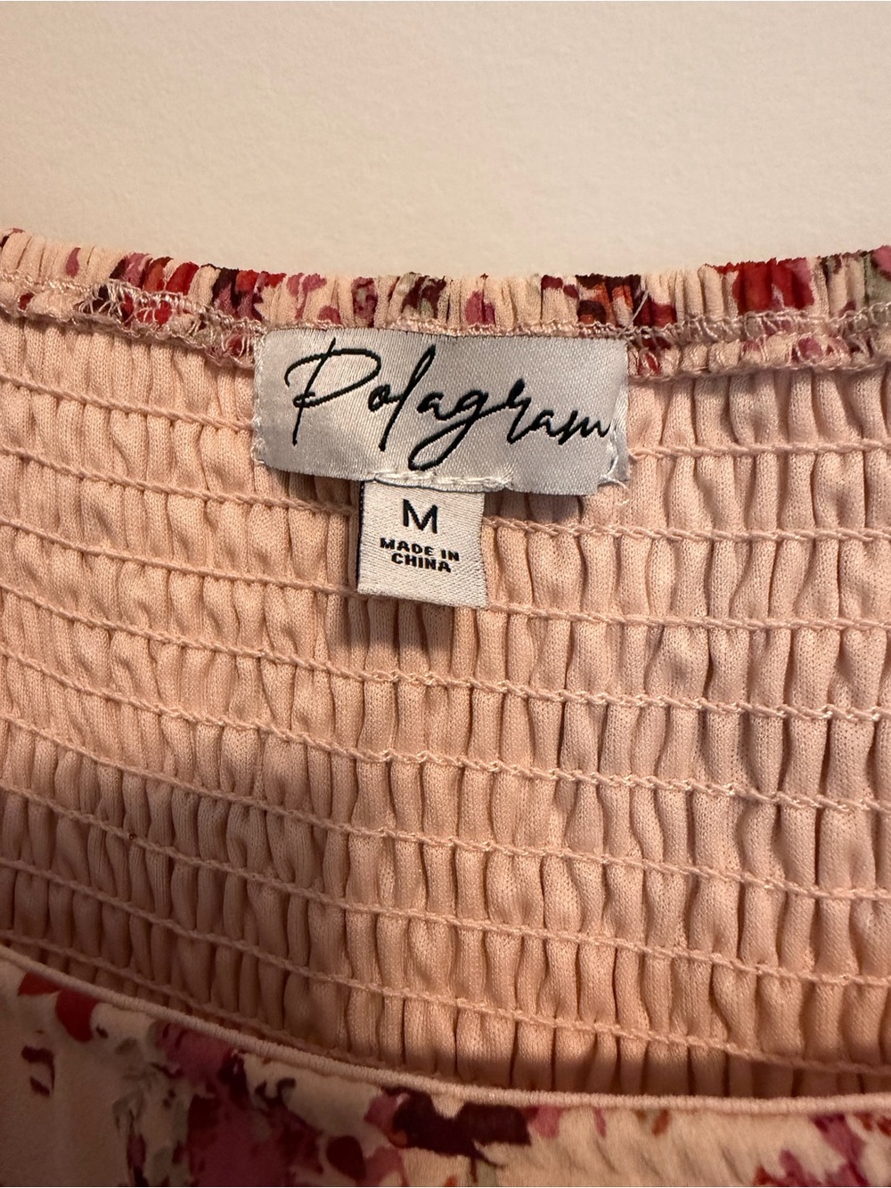 Polagram Cream Maxi Dress with Red Floral Pattern - Picture 2 of 3